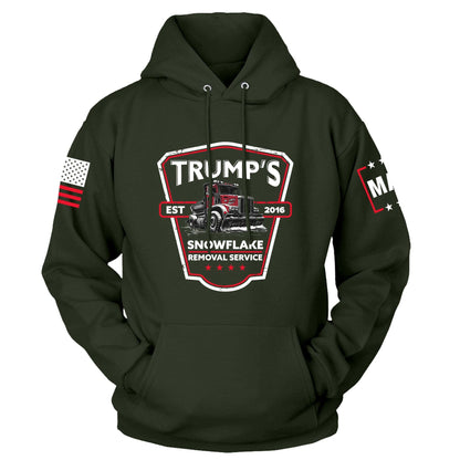 Olive / S Trump's Snowflake Removal Hoodie | Fall Edition maga trump