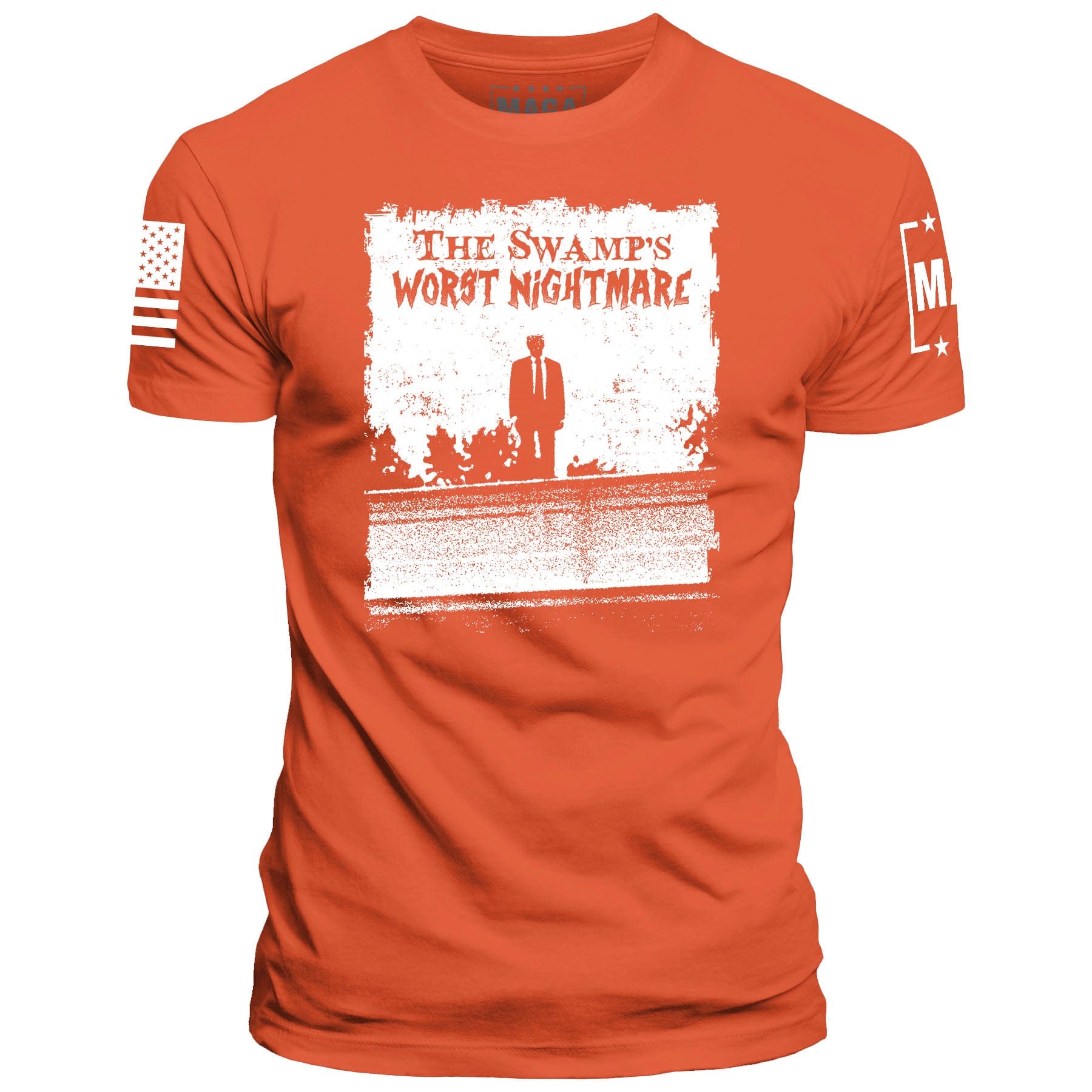 Orange / S The Swamps Nightmare maga trump