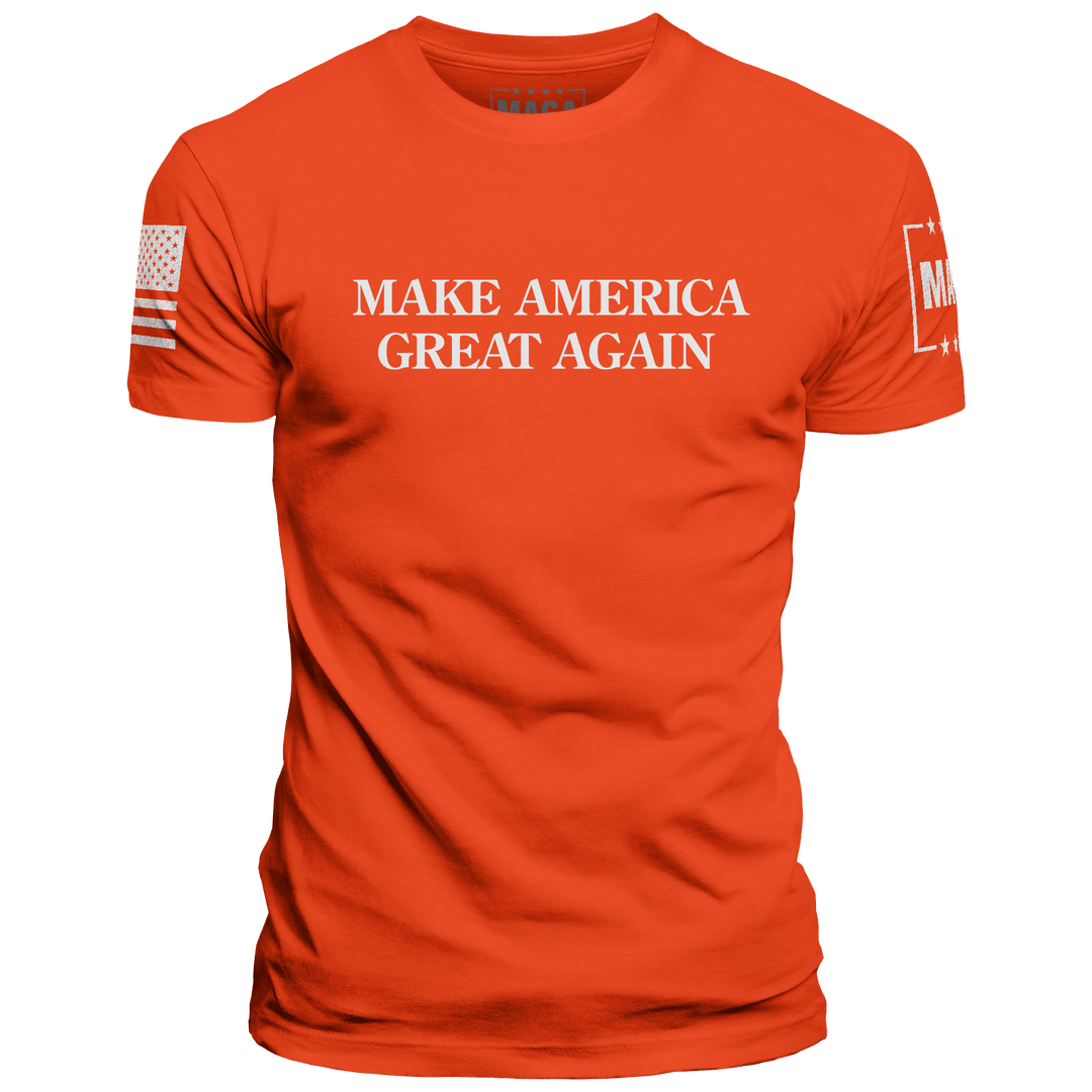 Orange/ White / XS MAGA Hat Halloween maga trump