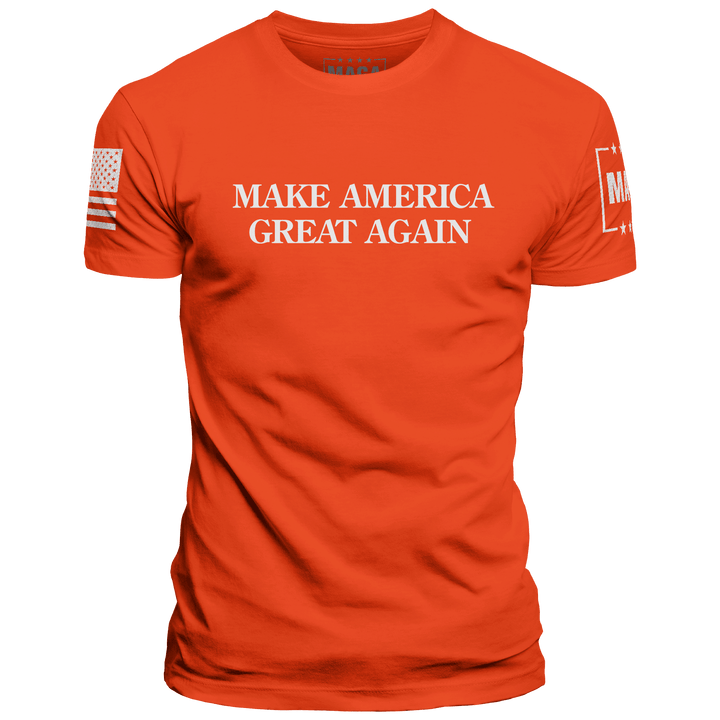 Orange/ White / XS MAGA Hat Halloween maga trump