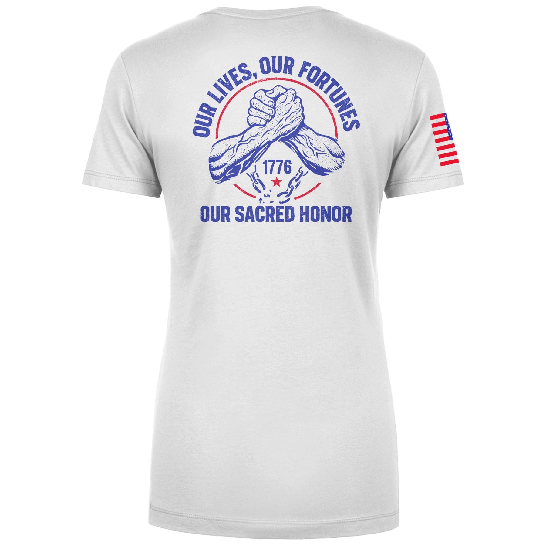 Our Lives, Our Fortunes, Our Sacred Honor Ladies Tee maga trump
