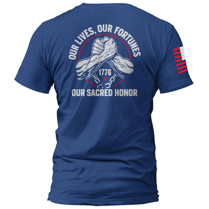 Our Lives, Our Fortunes, Our Sacred Honor maga trump