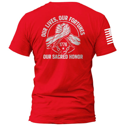 Our Lives, Our Fortunes, Our Sacred Honor maga trump