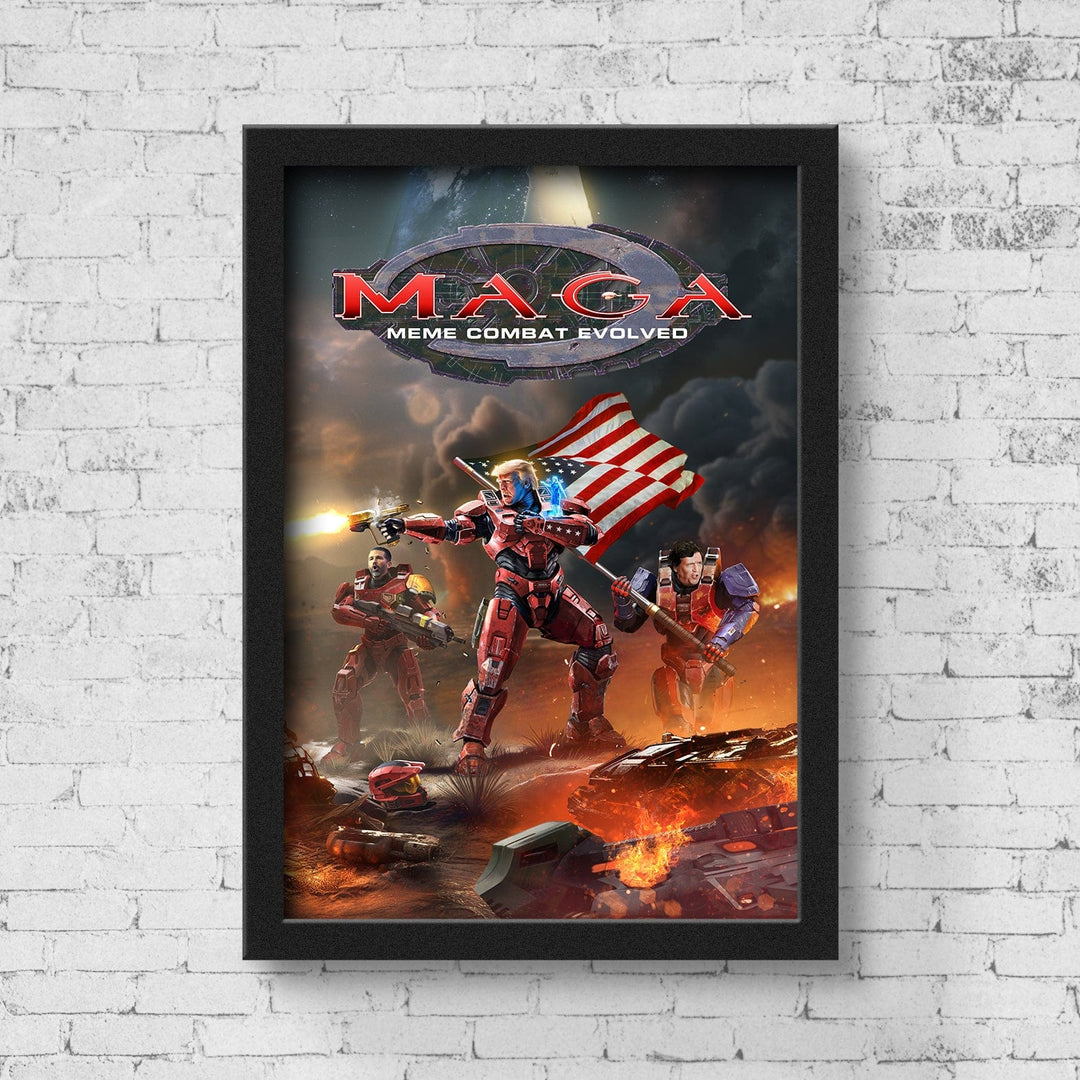 Poster: 12" x 18" / Gloss Master Chief Don Poster maga trump