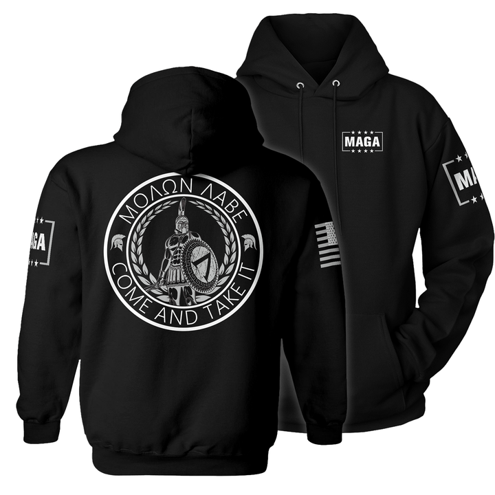 Premium Soft Hoodie / Black / XS Come and Take it maga trump