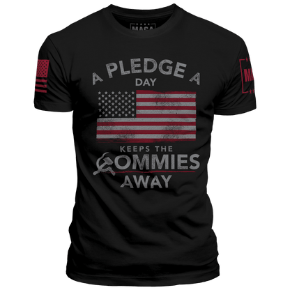 Premium Soft Shirt / Black / XS A Pledge A Day maga trump
