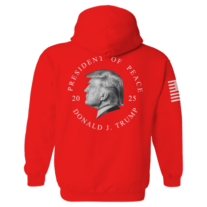 President of Peace Hoodie maga trump