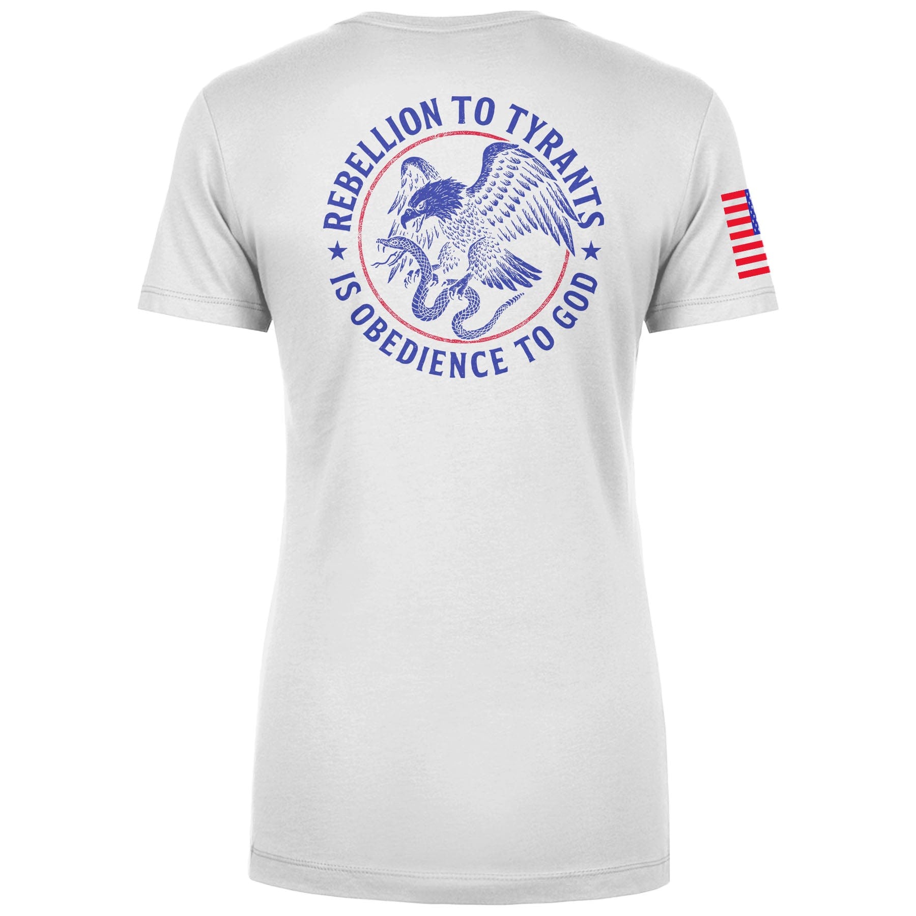 Rebellion to Tyrants Ladies Tee maga trump