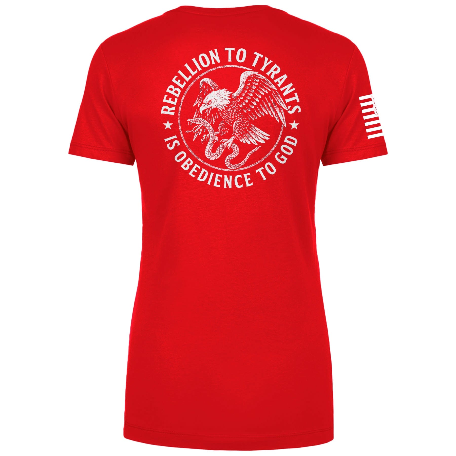 Rebellion to Tyrants Ladies Tee maga trump