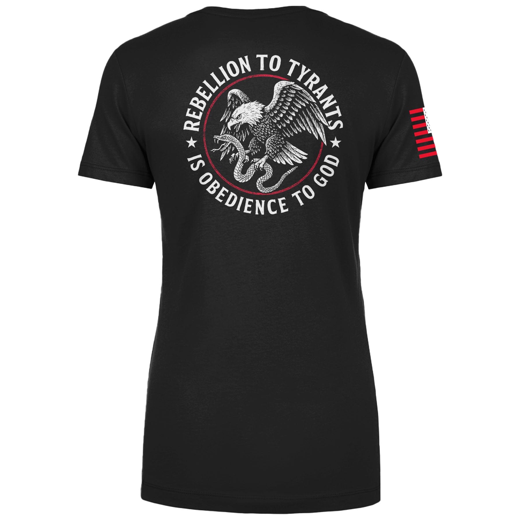 Rebellion to Tyrants Ladies Tee maga trump