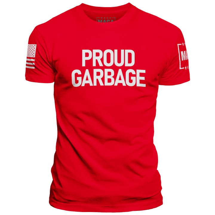 Red / 5XL Proud Garbage maga trump