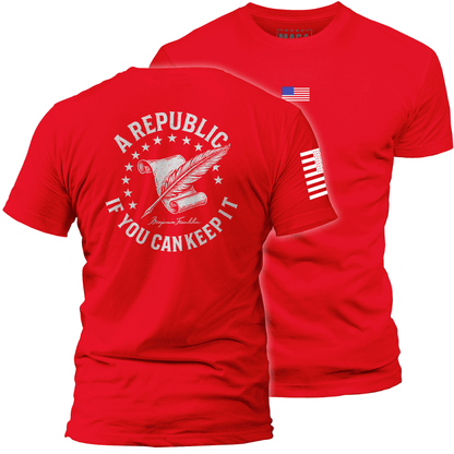 Red / S A Republic if you can keep it maga trump