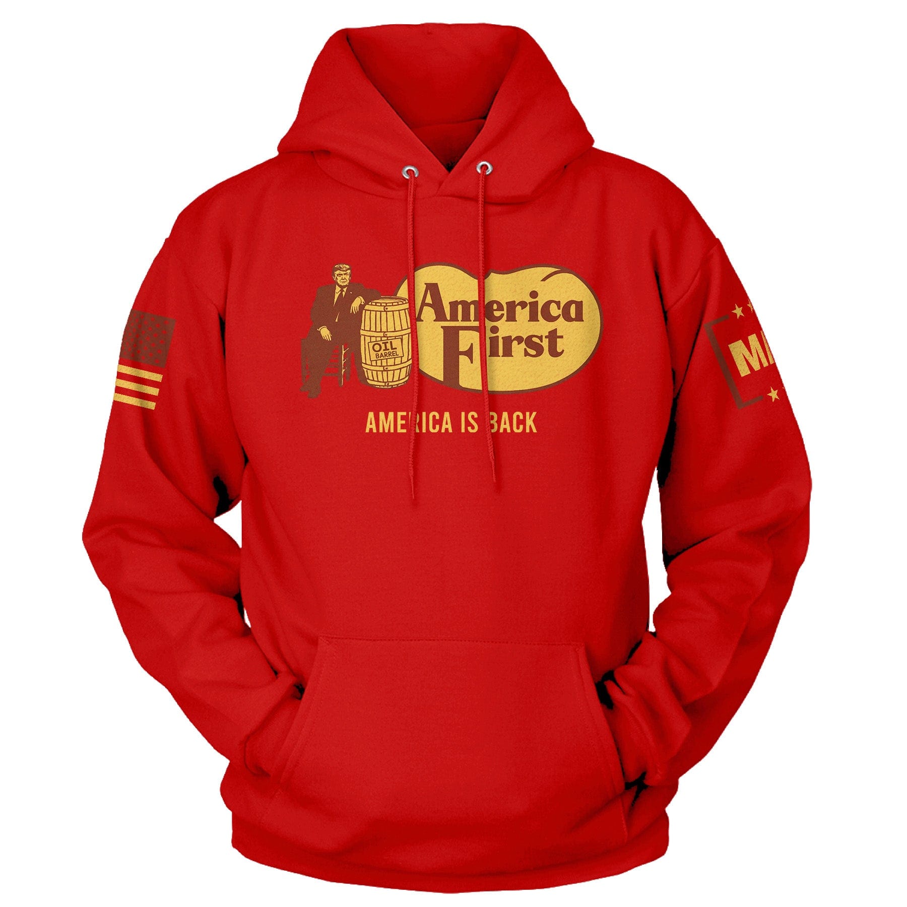 Red / S America is Back Hoodie maga trump