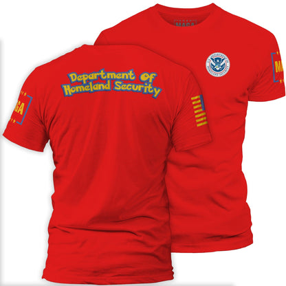 Red / S Department of Homeland Security maga trump