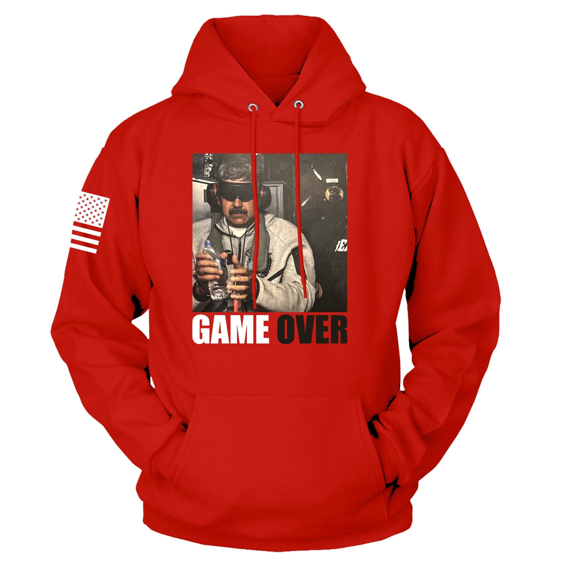 Red / S Game Over Hoodie maga trump