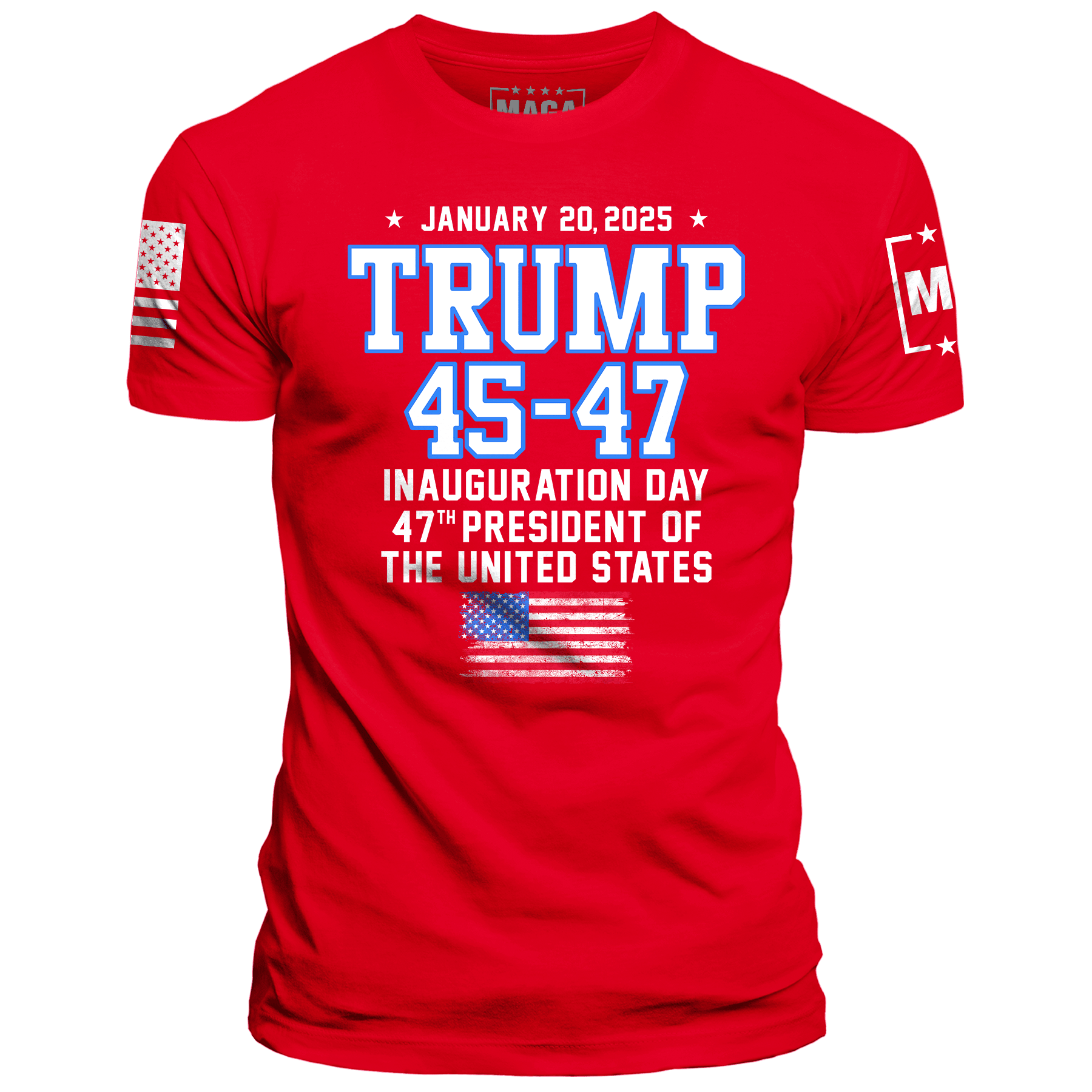 Red / S TRUMP 45-47 maga trump