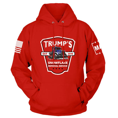 Red / S Trump's Snowflake Removal Hoodie maga trump
