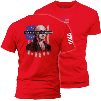 Red / S Your Heritage is Rebellion maga trump