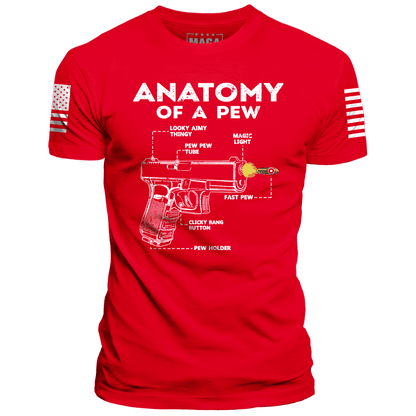 Red / XS Anatomy of Pew maga trump