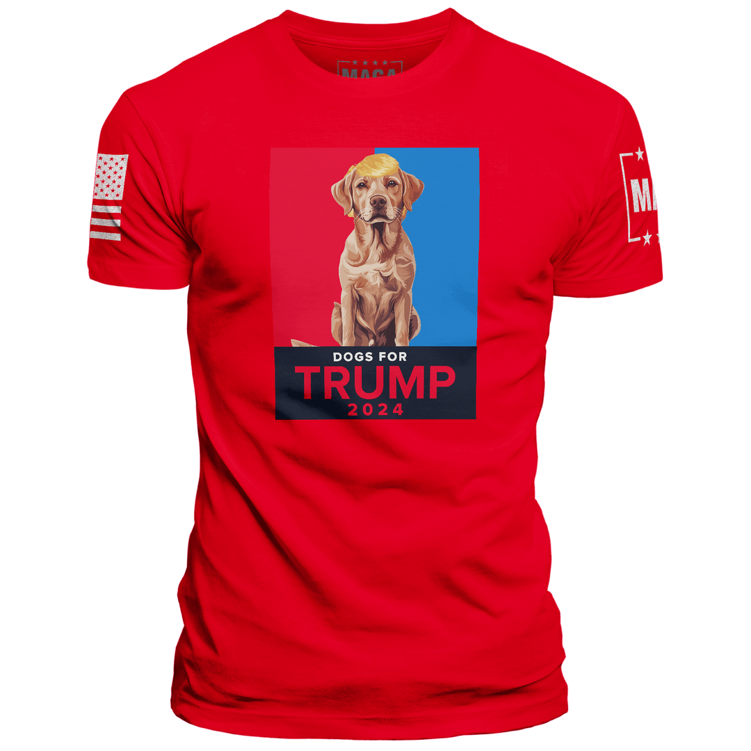 Red / XS Dogs For Trump 2024 maga trump