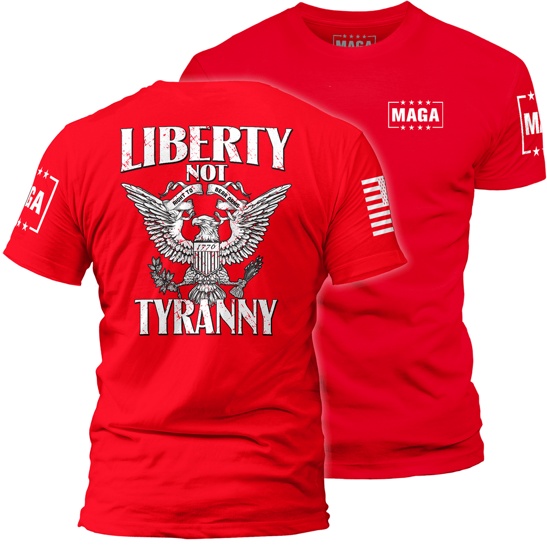 Red / XS Liberty not Tyranny maga trump