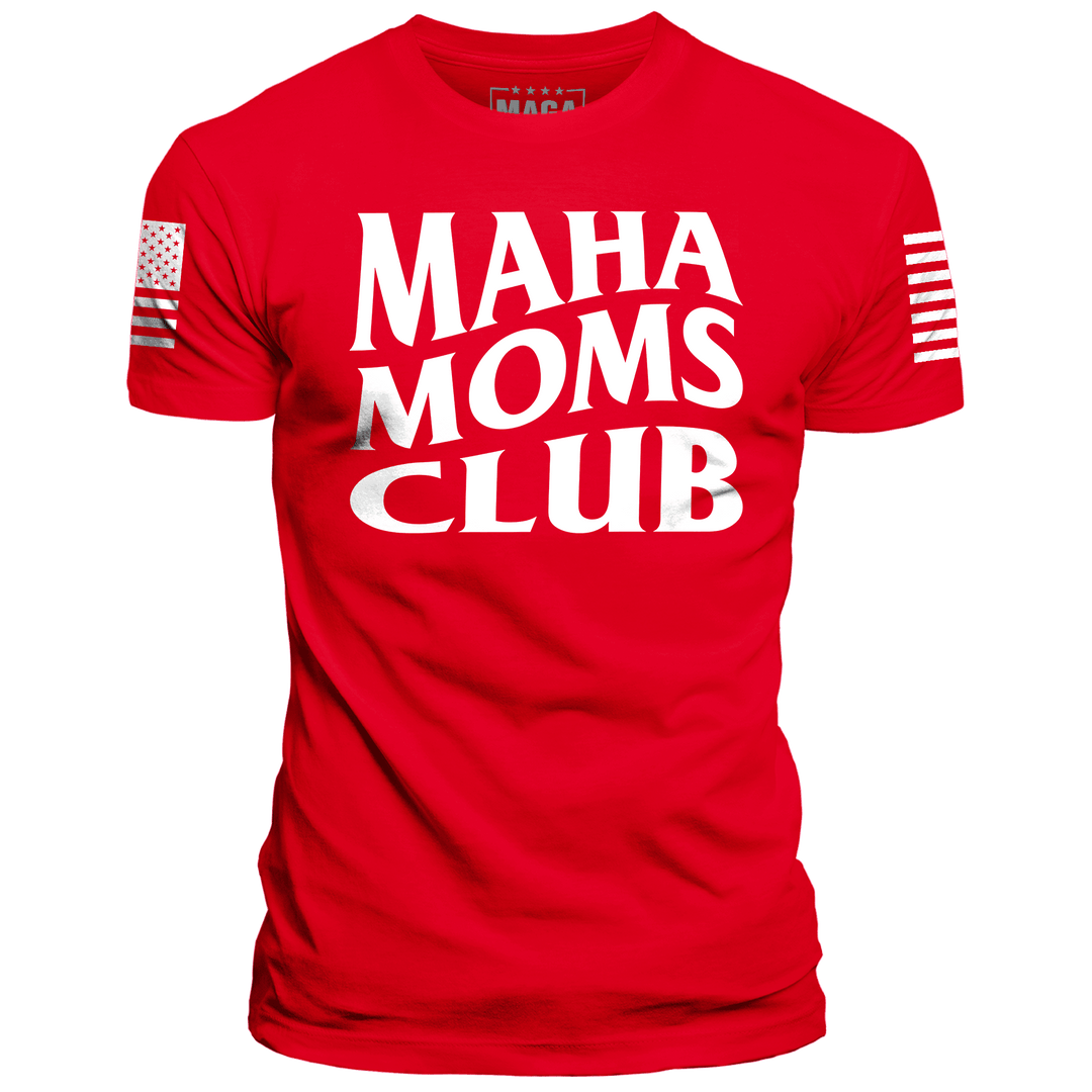 Red / XS MAHA MOMS CLUB maga trump