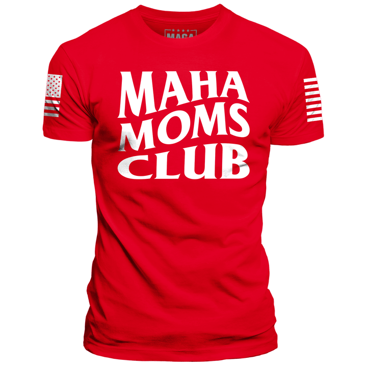 Red / XS MAHA MOMS CLUB maga trump