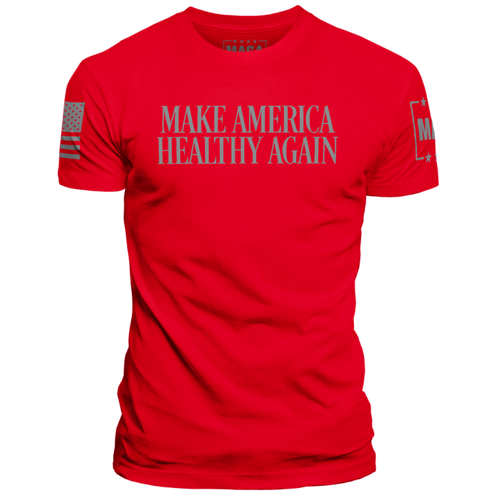 Red / XS Make America Healthy Again V2 maga trump