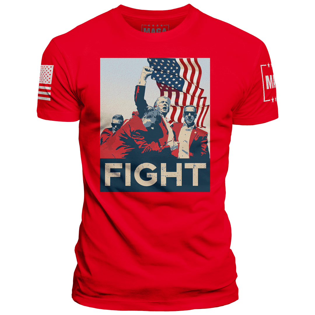 Red / XS Trump Fight Iconic maga trump