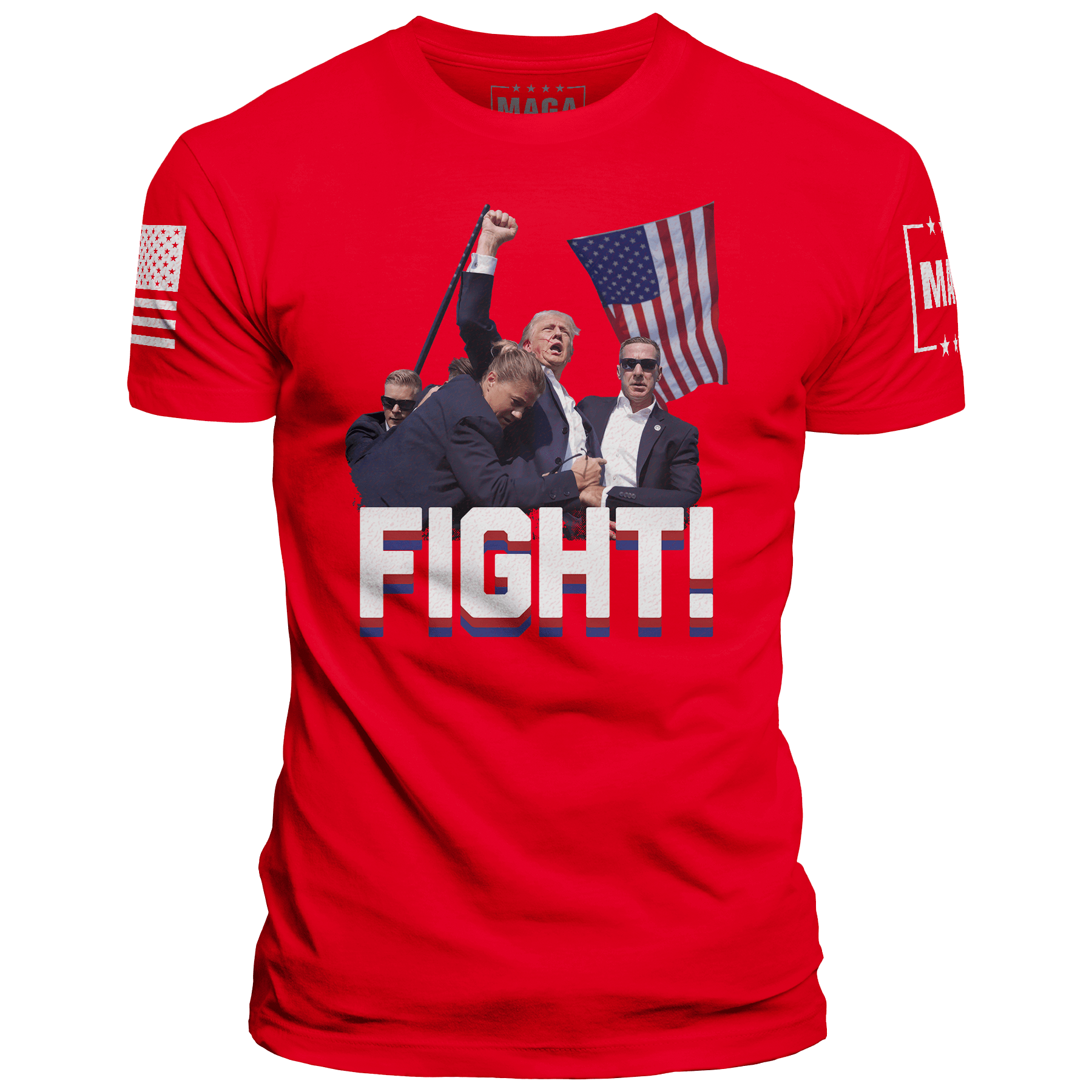 Red / XS Trump Fight maga trump