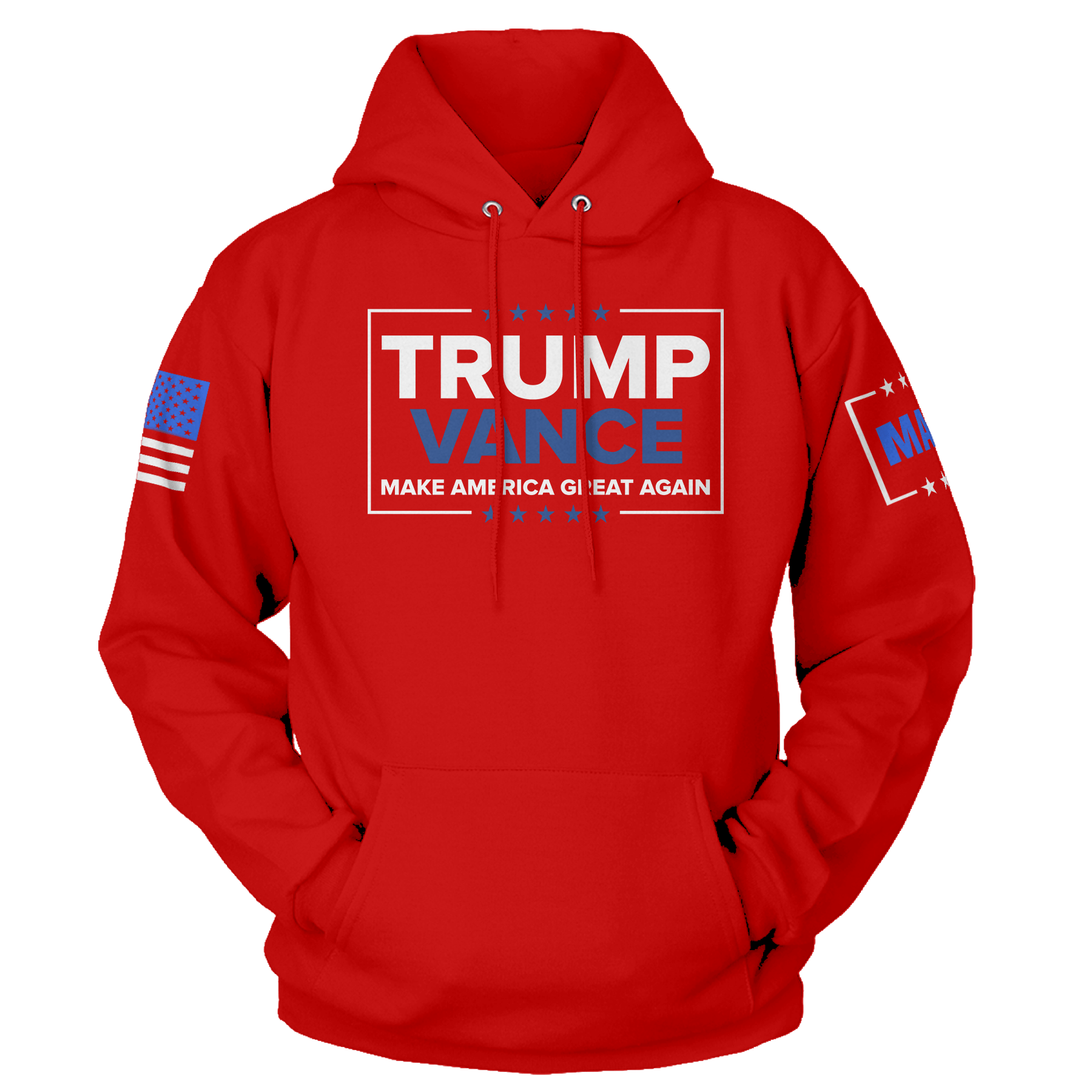 Red / XS Trump Vance - MAGA Hoodie maga trump