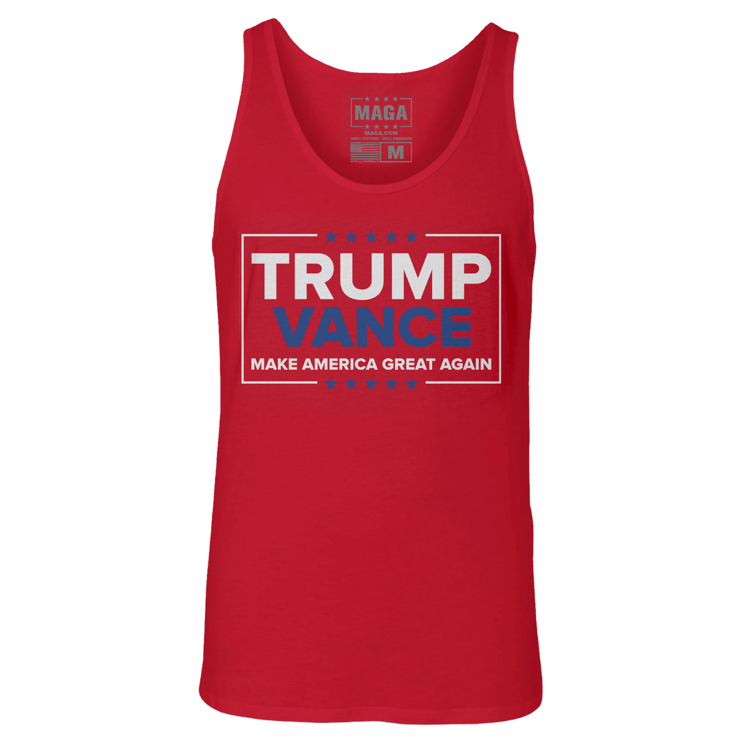 Red / XS Trump Vance - MAGA Tank Top maga trump