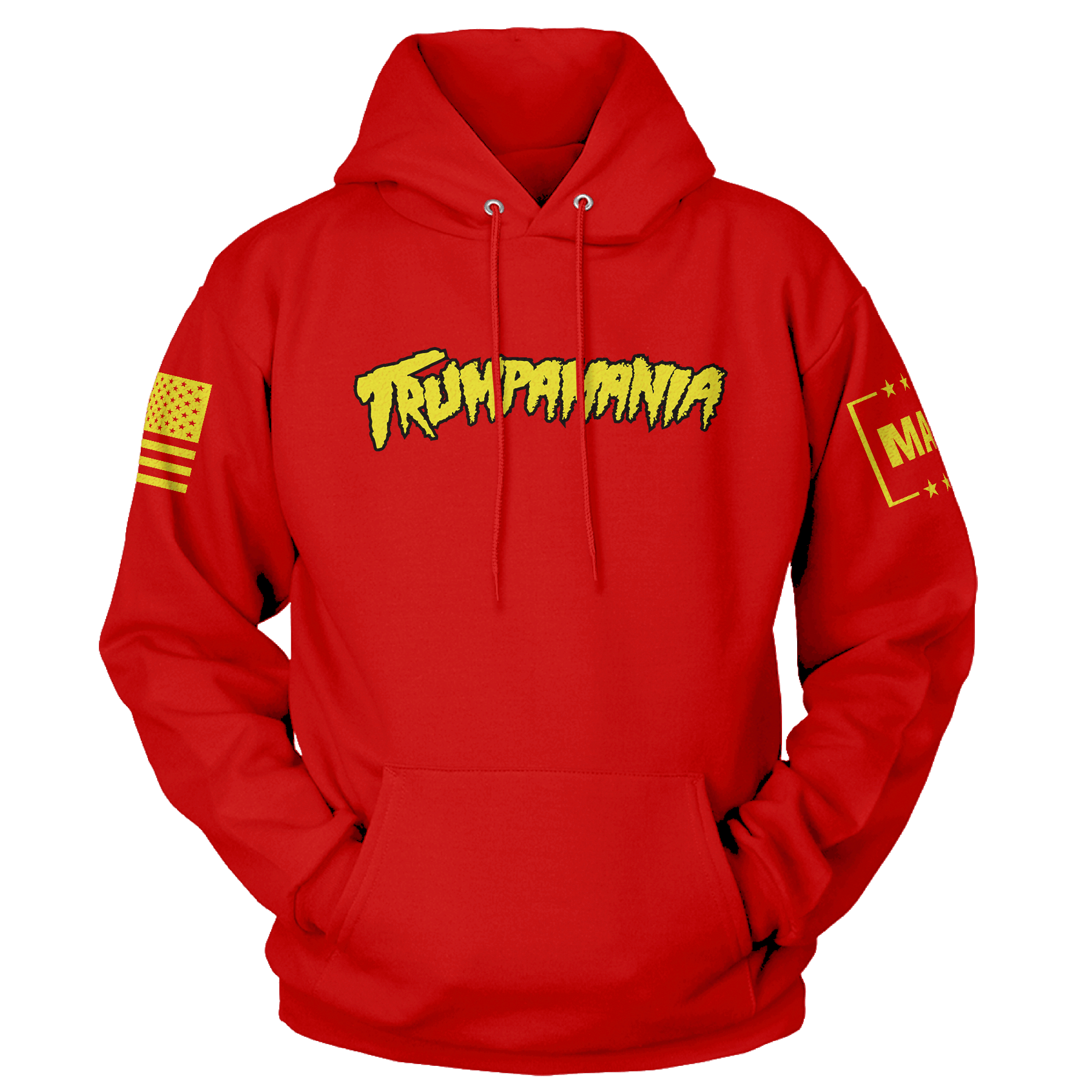 Red / XS Trumpamania Hoodie maga trump