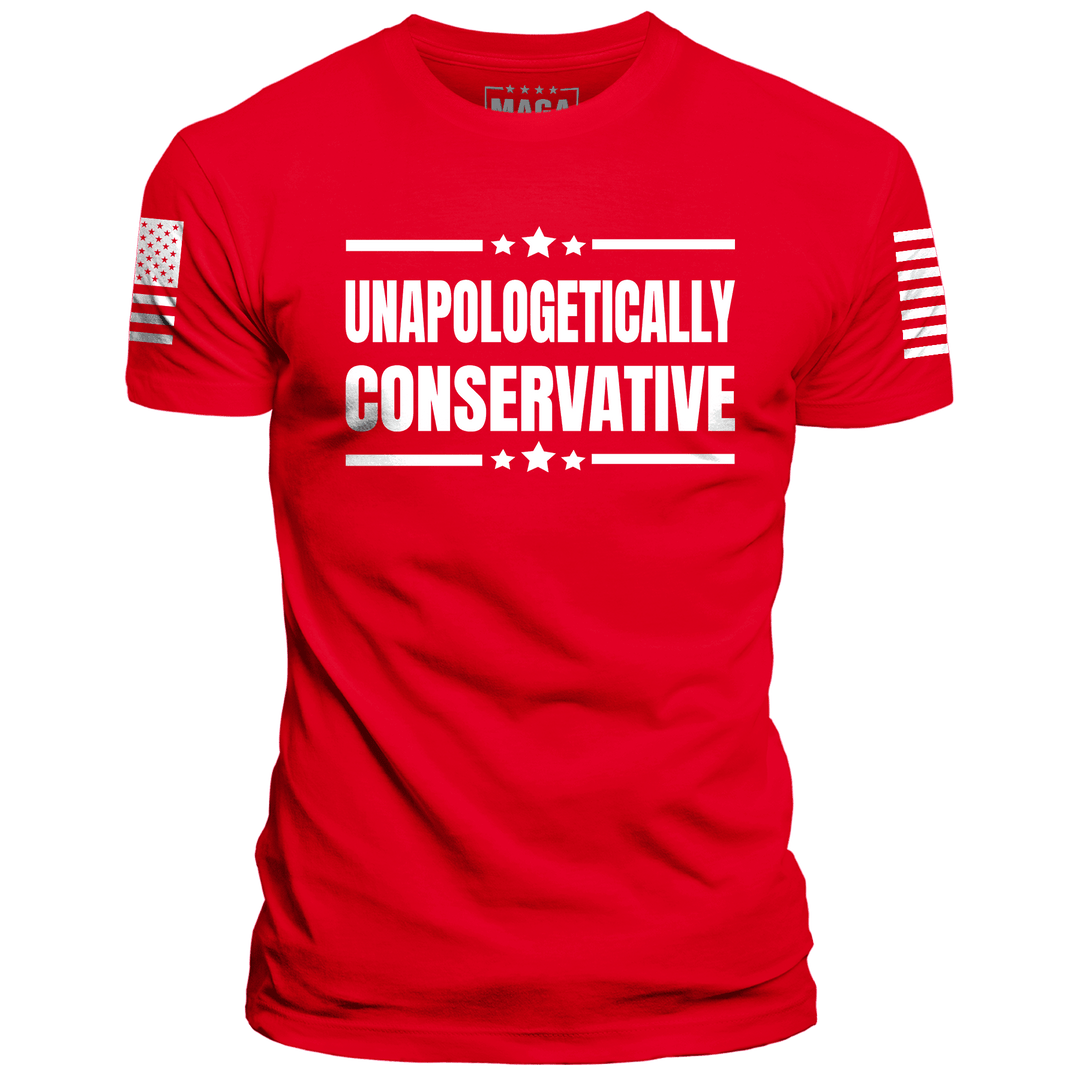 Red / XS UNAPOLOGETICALLY CONSERVATIVE maga trump