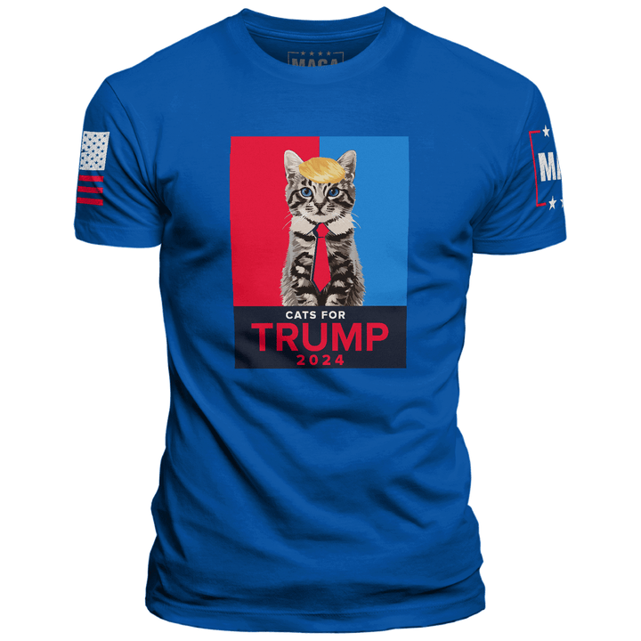 Royal / 5XL Cats For Trump 2024 maga trump