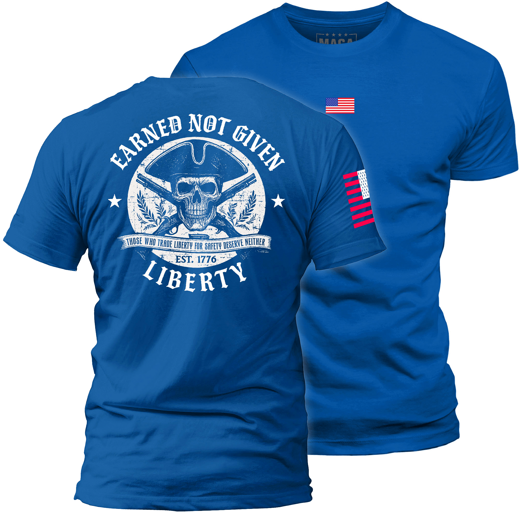 Royal Blue / S Earned Not Given maga trump