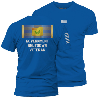 Royal Blue / S Government Shutdown Veteran maga trump