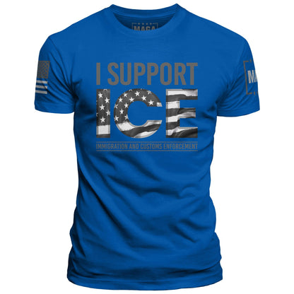 Royal Blue / S I Support ICE maga trump
