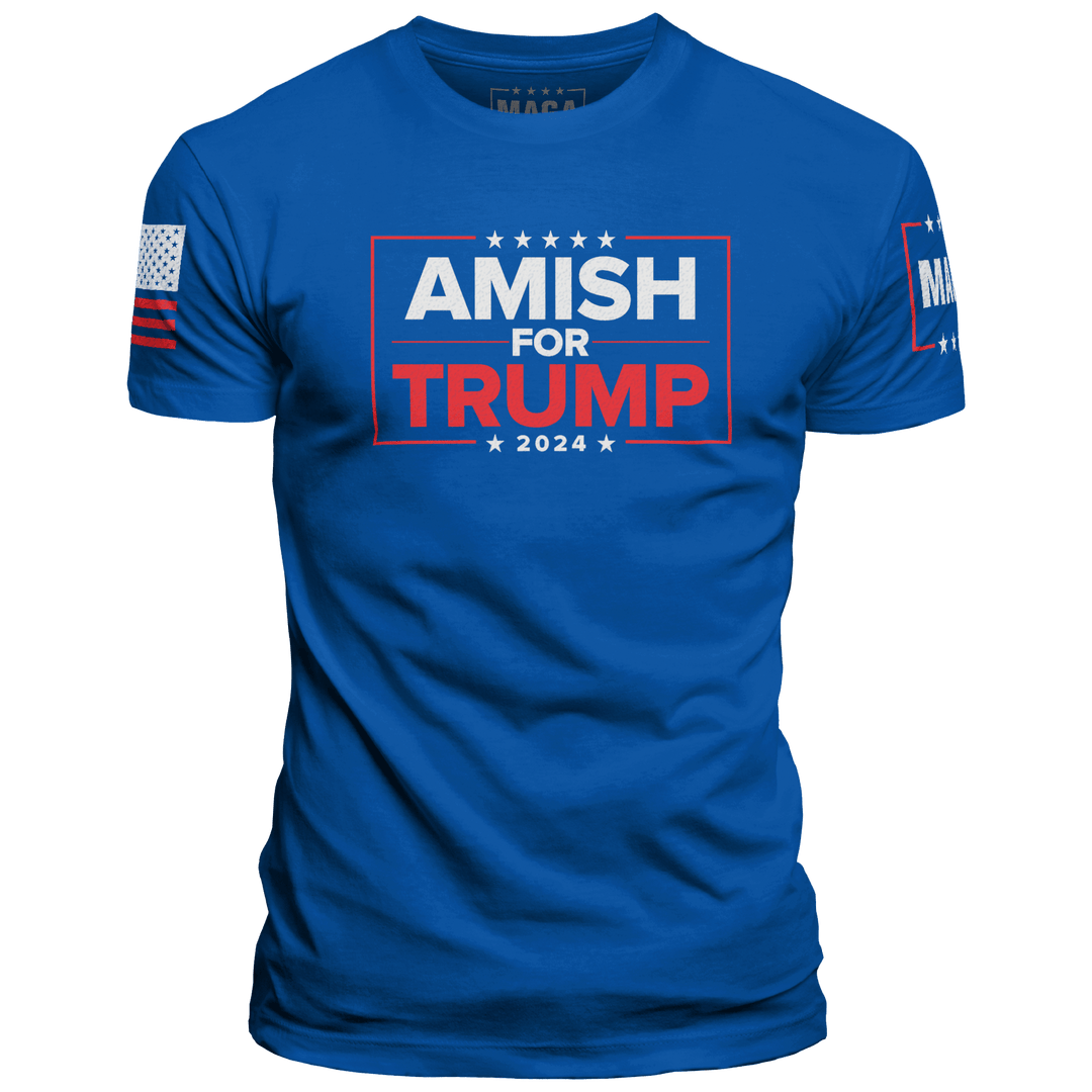 Royal Blue / XS Amish For Trump 2024 maga trump