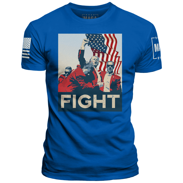 Royal Blue / XS Trump Fight Iconic maga trump