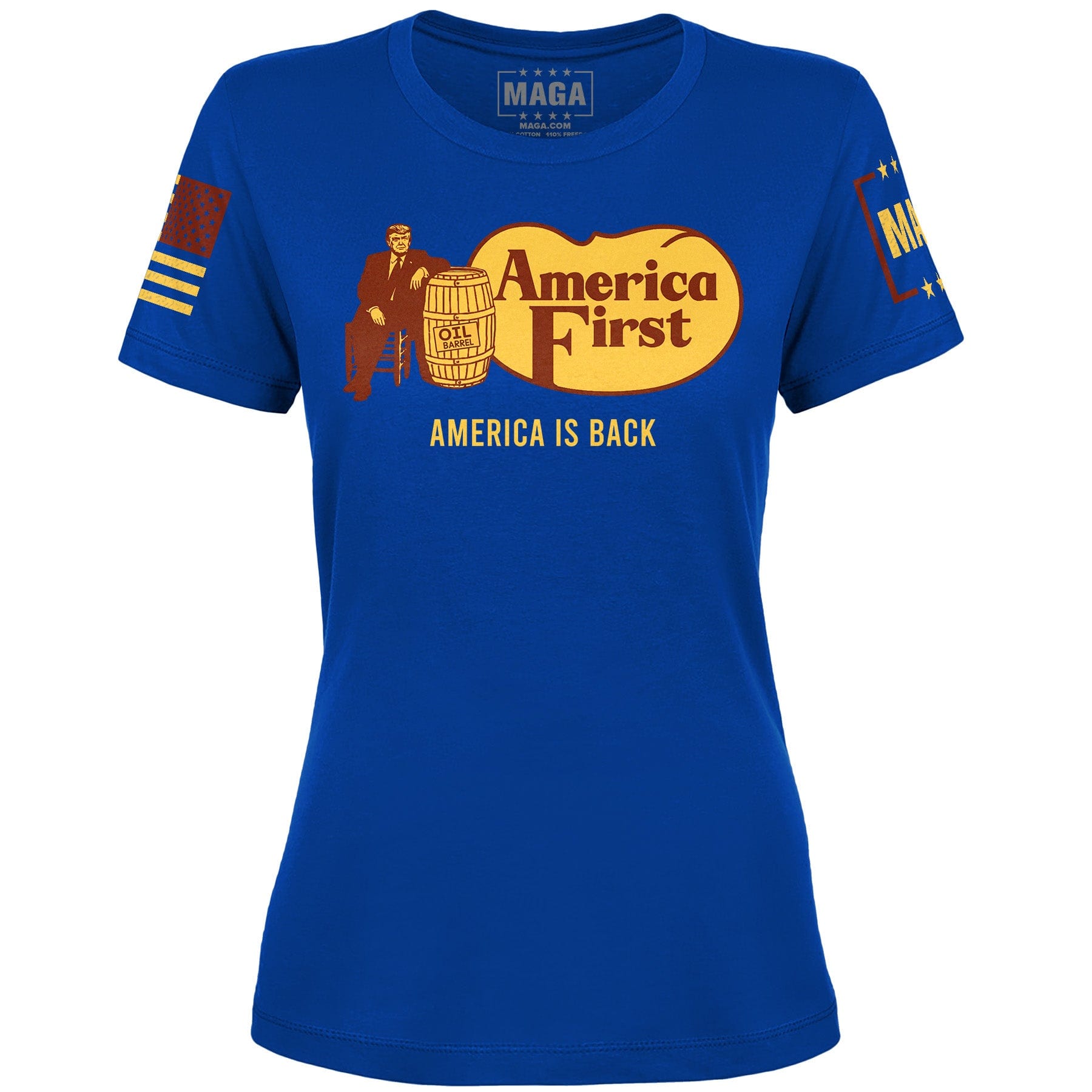 Royal / S America is Back Ladies Tee maga trump