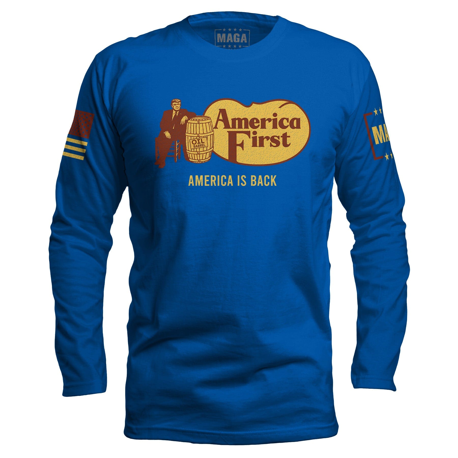 Royal / S America is Back Long Sleeve maga trump