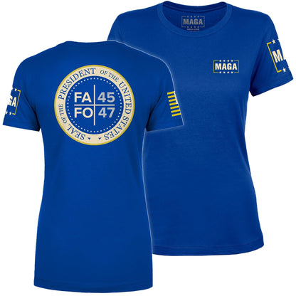 Royal / S FAFO 45/47 Ladies Tee maga trump