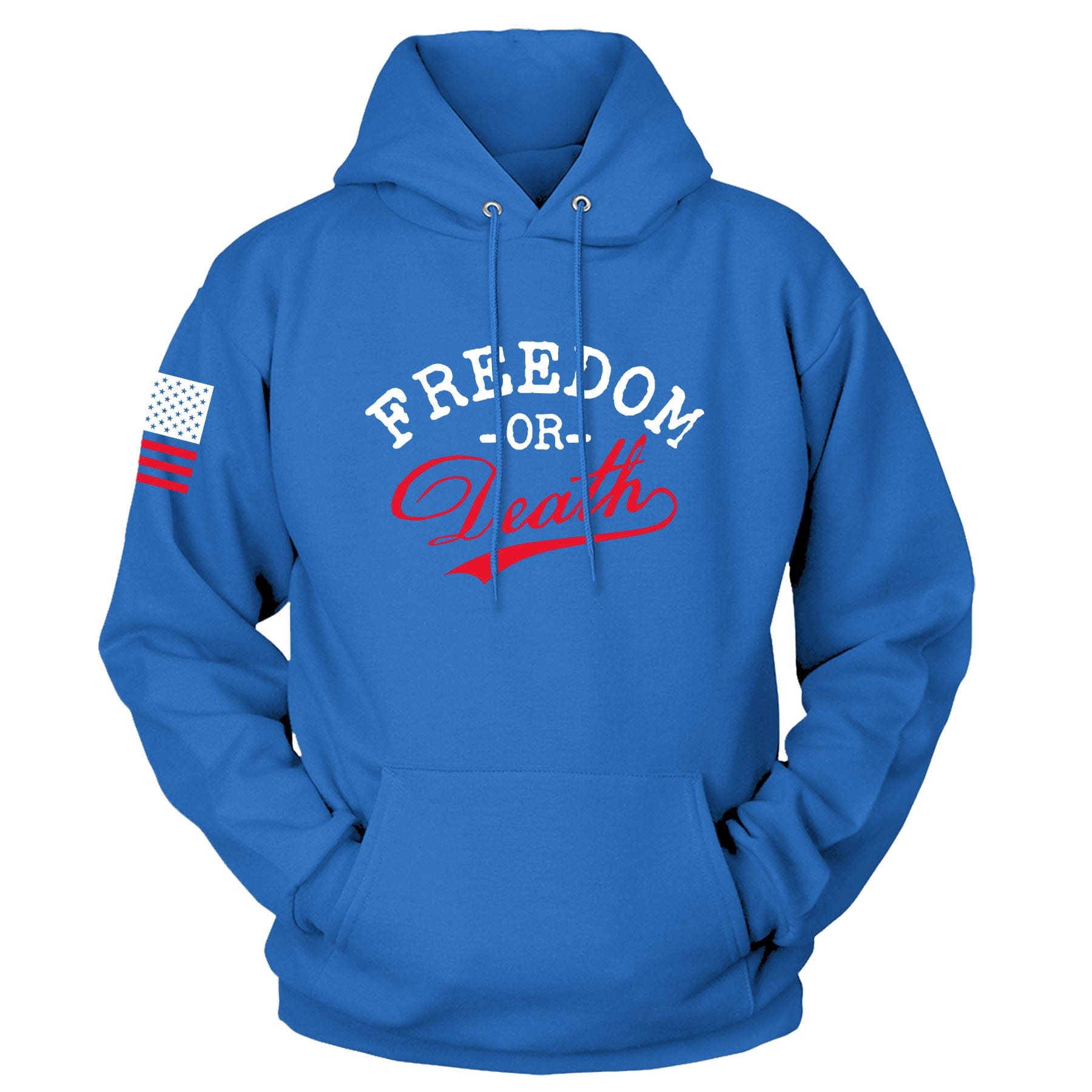 Royal / S Freedom or Death Hoodie maga trump