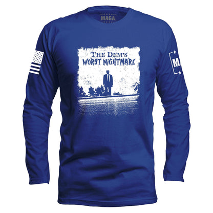 Royal / S The Dems Nightmare Long Sleeve maga trump