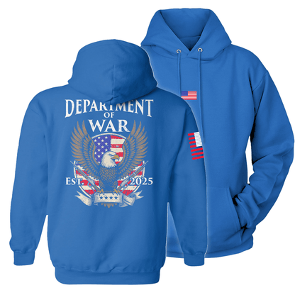 Royal / S The Return of the Department of War Hoodie maga trump