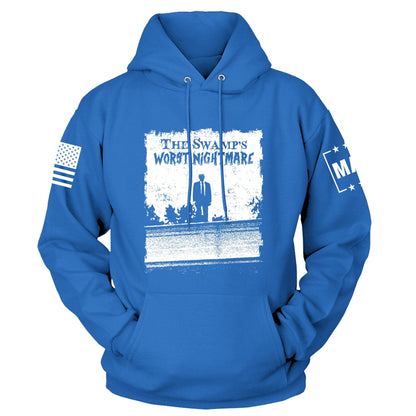 Royal / S The Swamps Nightmare Hoodie maga trump
