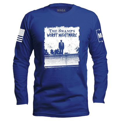 Royal / S The Swamps Nightmare Long Sleeve maga trump