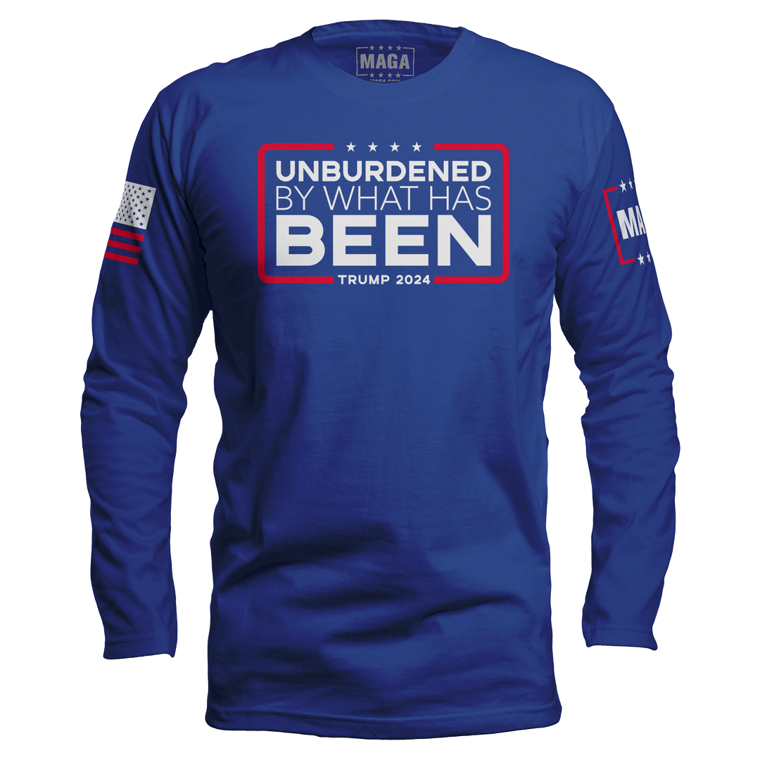 Royal / S Unburdened by What Has Been Long Sleeve maga trump