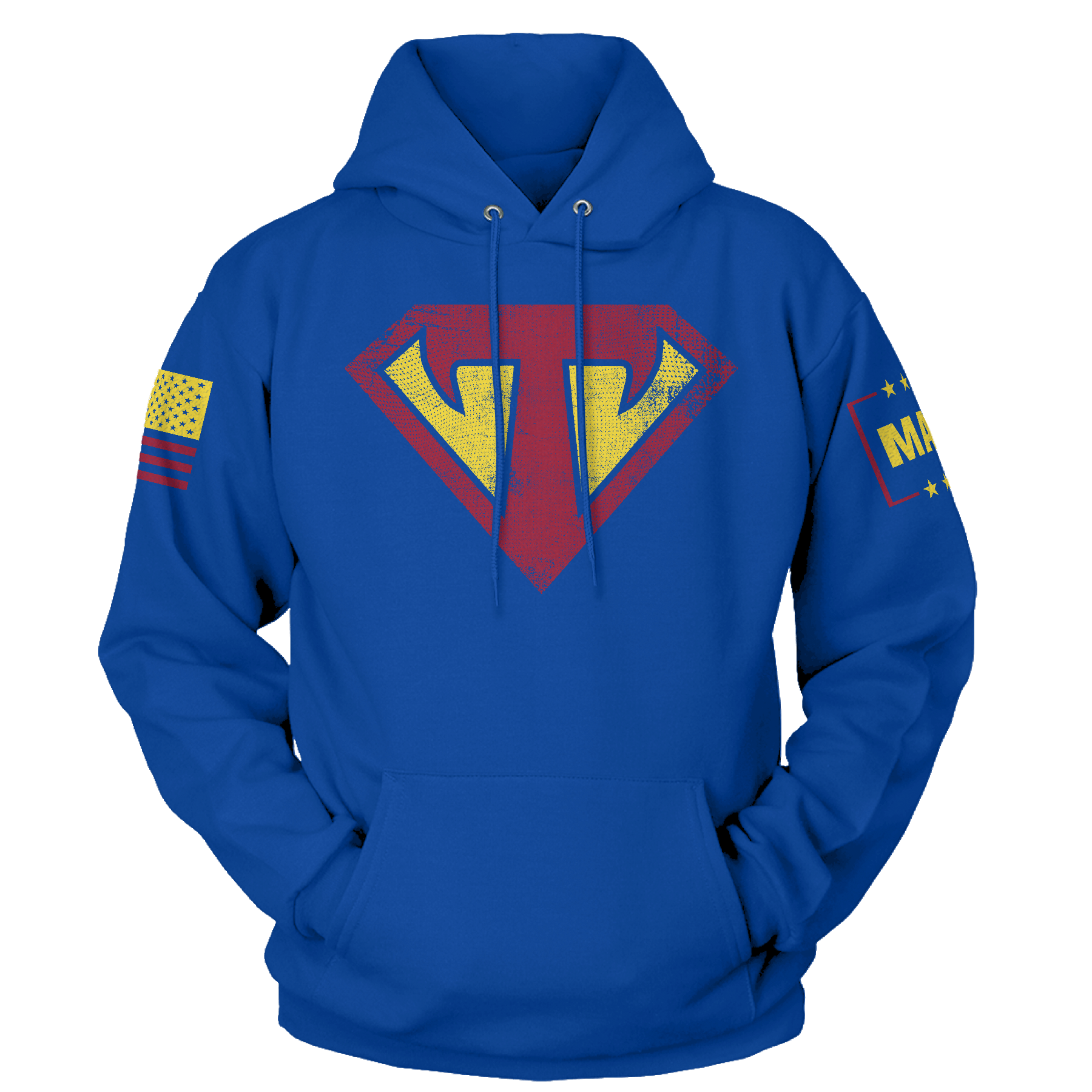 Royal / XS Super Trump Hoodie maga trump